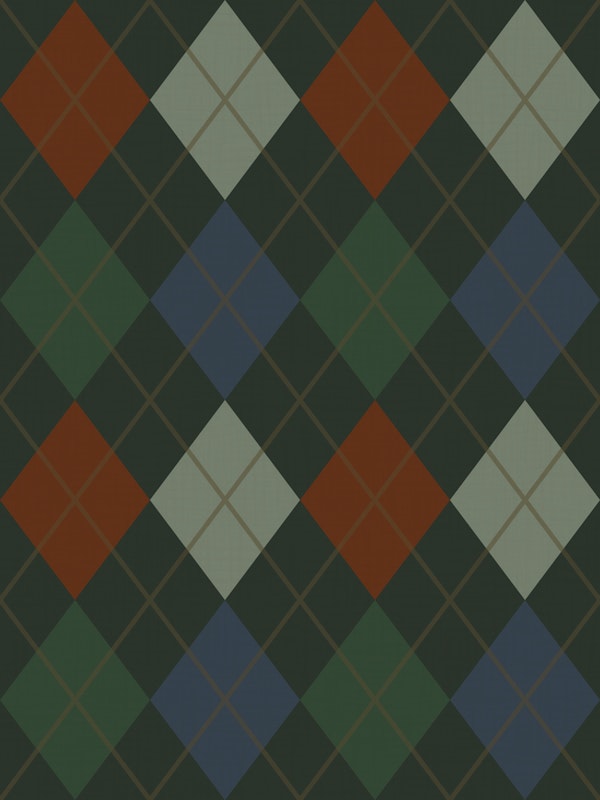 Moody Argyle Diamonds Green Blue