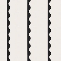 Modern Monochrome Wavy Columns tapete