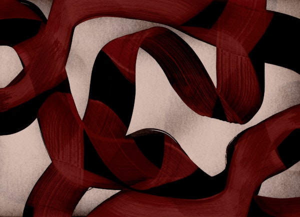 Abstract Brush Strokes 82Z