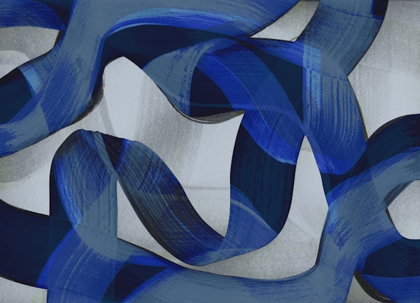 Abstract Brush Strokes 82X