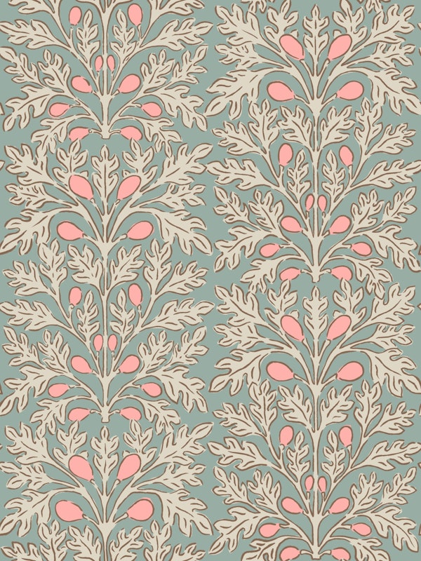 Sage Figs Vintage Pattern