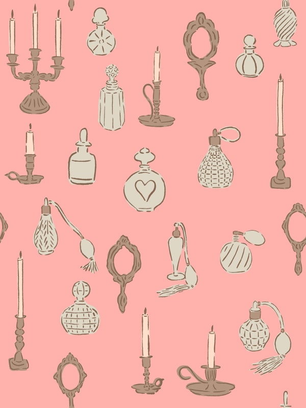 Rose Romance Vintage Pattern