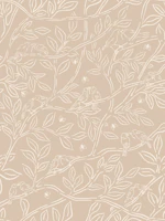 Faded Fresco Tonal Birds Vintage Pattern tapete
