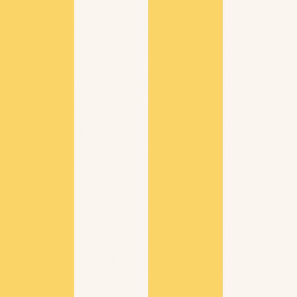Coastal Yellow Beige Wide Stripes