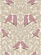 Faded Fresco Love Birds Vintage Pattern