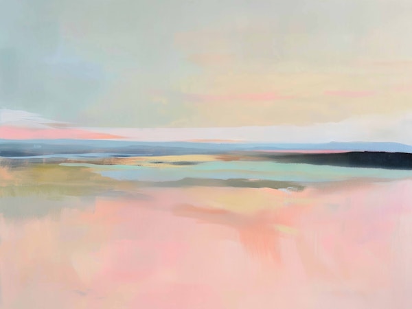 Misty Pastel Shoreline