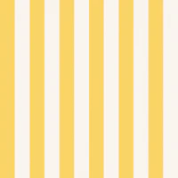 Lemon Cream Cabana Stripe Minimal tapete