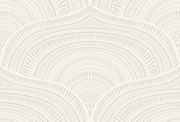 boho sunset mandala - neutral alabaster