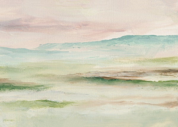 Pastel Mist Landscape