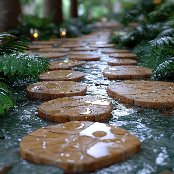 Bali Rainforest Stepping Stones