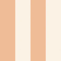 Peach Cream Cabana Stripes behang