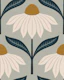 echinacea blooms - grey mint and navy