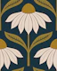echinacea blooms - midnight blue