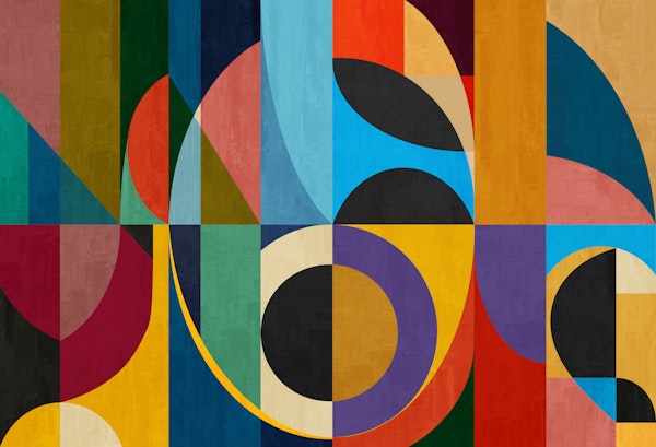 Bauhaus Inspired Color Geometry
