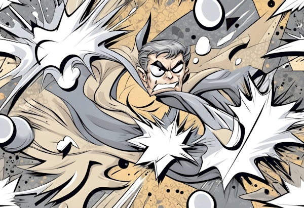 Dynamic Comic Explosion Burst