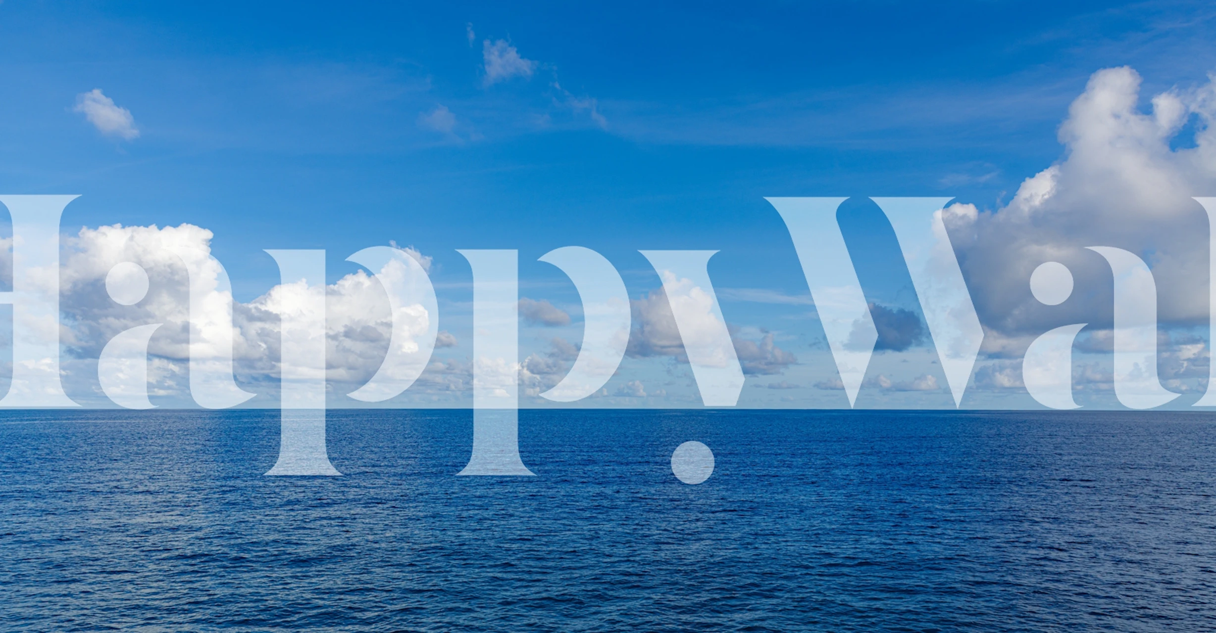 Endless Blue Ocean Serenity papiers peint