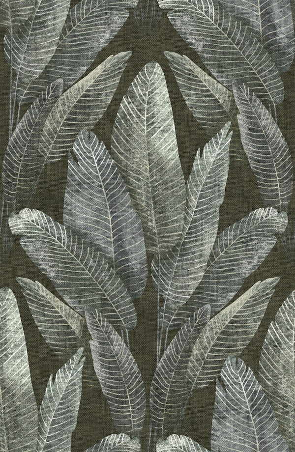 Elegant Rainforest Leaves - medium