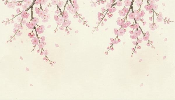 Pastel Cherry Blossom Canopy