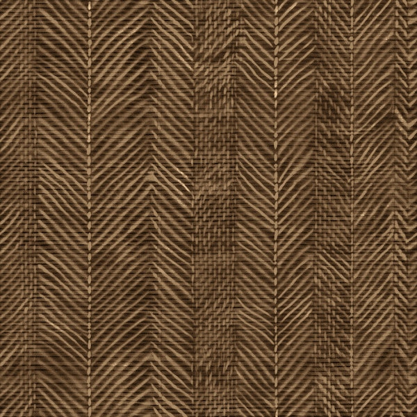 Brown Linen Woven Herringbone Texture