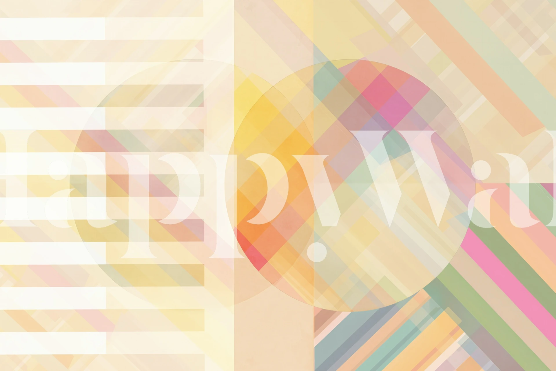 Pastel Geometric Sunrise tapeta