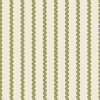 Sand & Olive Wave Stripes wallpaper