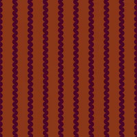 Rust and Plum Wave Stripes wallpaper
