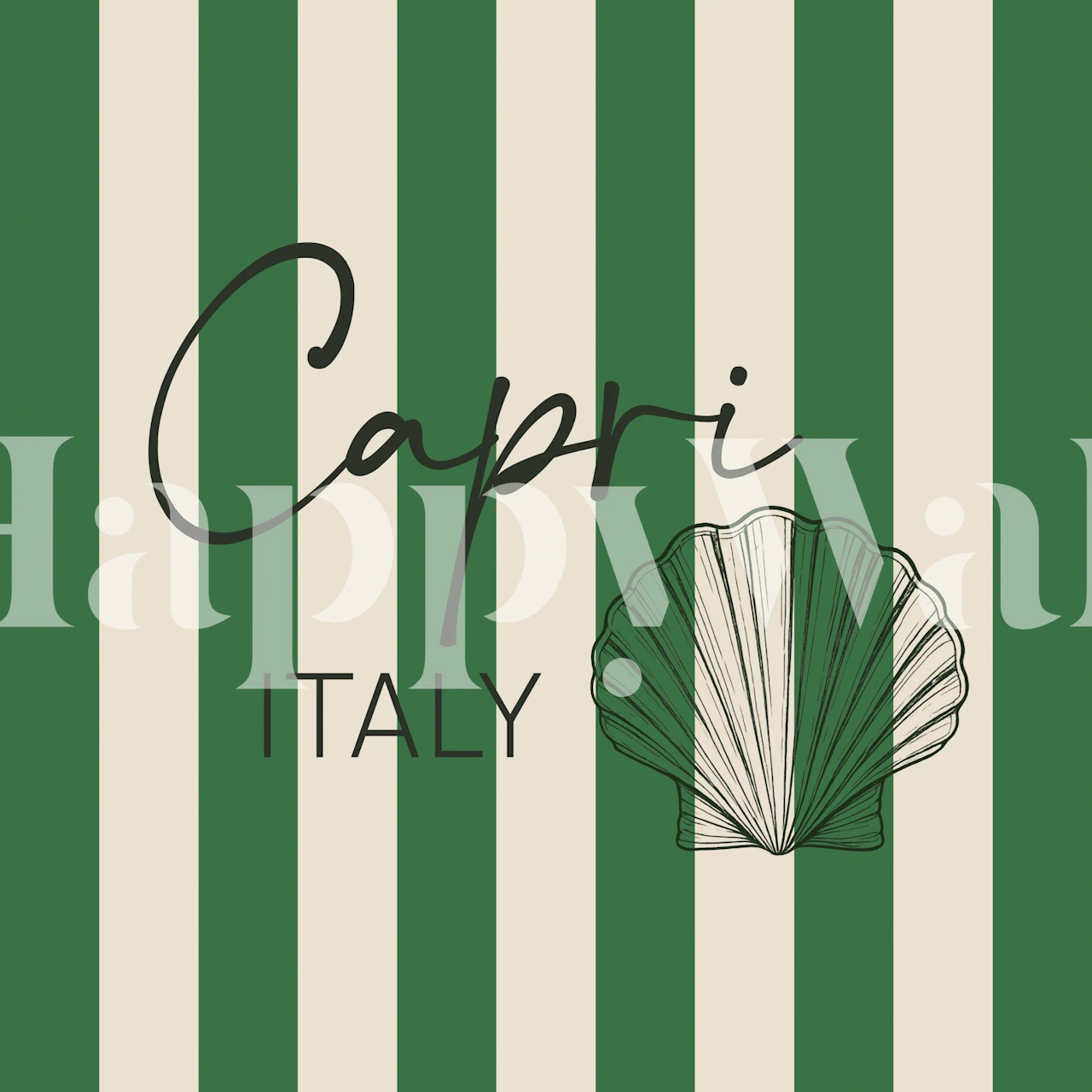Vintage Capri Holiday Vibes tapet