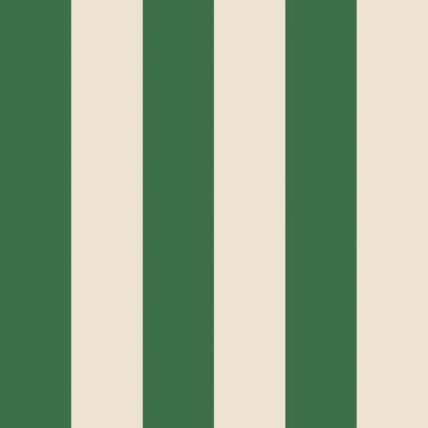 Green Cabana Stripes