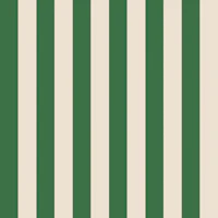 Coastal Cabana Green Stripes wallpaper