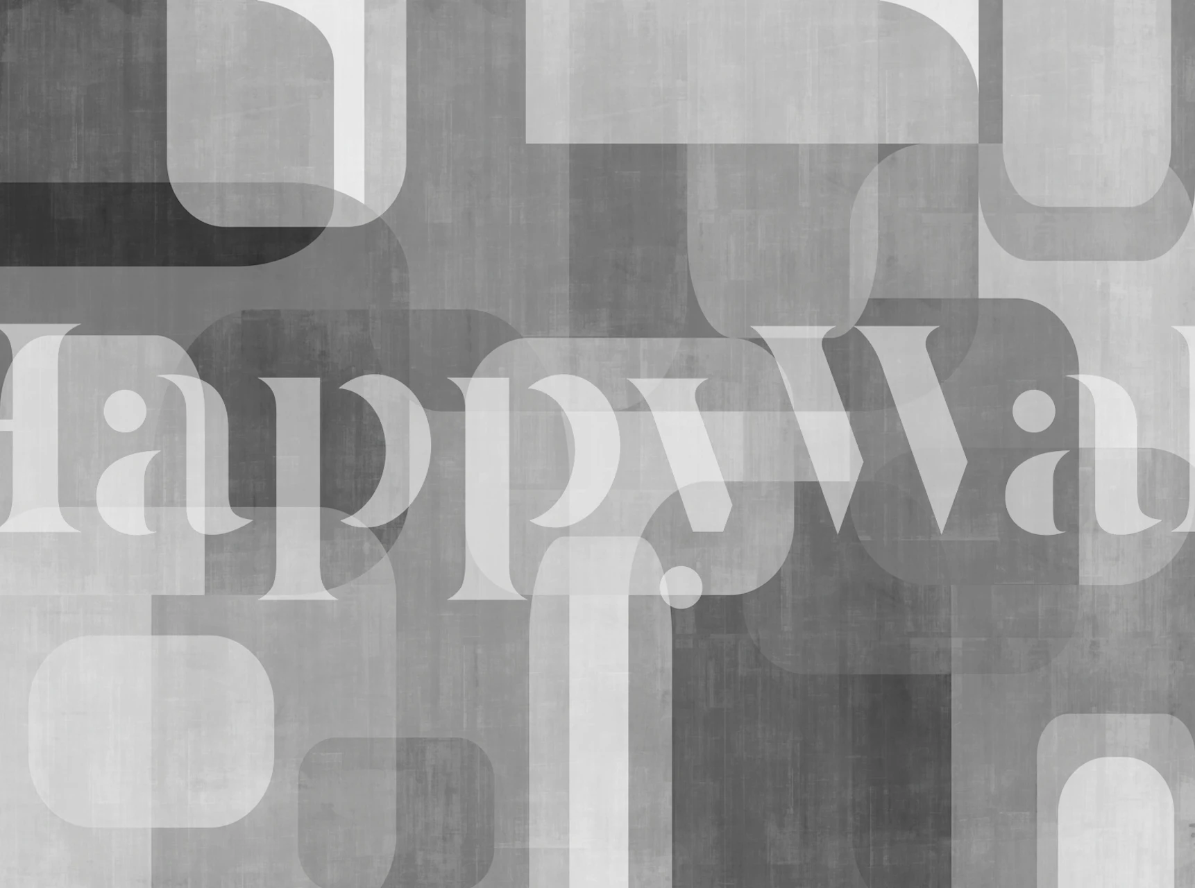 Minimalist Retro Gray Tiles carta da parati