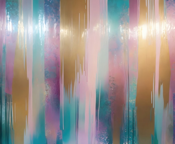 Pastel Drip Strokes