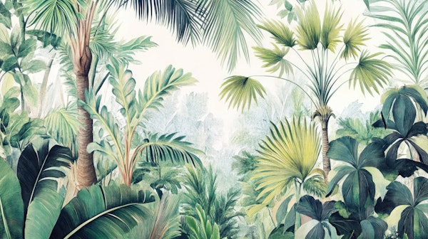 Misty Tropical Jungle
