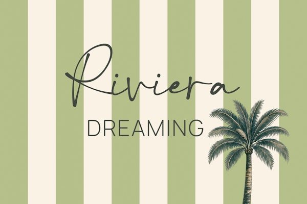 Riviera Dreaming Pistachio Stripes