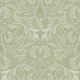 Botanical Berry Garland Damask - Sage Green