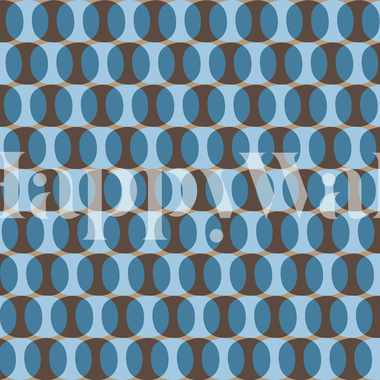 Midcentury Modern Geometric SpheraMod Pattern carta da parati