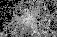 Nashville Black Map wallpaper