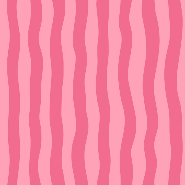 Wavy Stripes - double pink - M