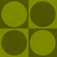 Mod Checks and Circles Avocado Effect wallpaper