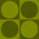Mod Checks and Circles Avocado Effect