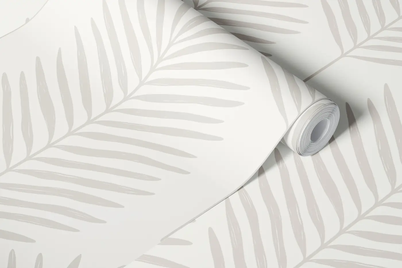 Modern Coastal Palm Frond - Warm Minimalist 2 wallpaper roll