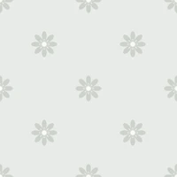 Fine Daisy - Light Green Gray 2 wallpaper