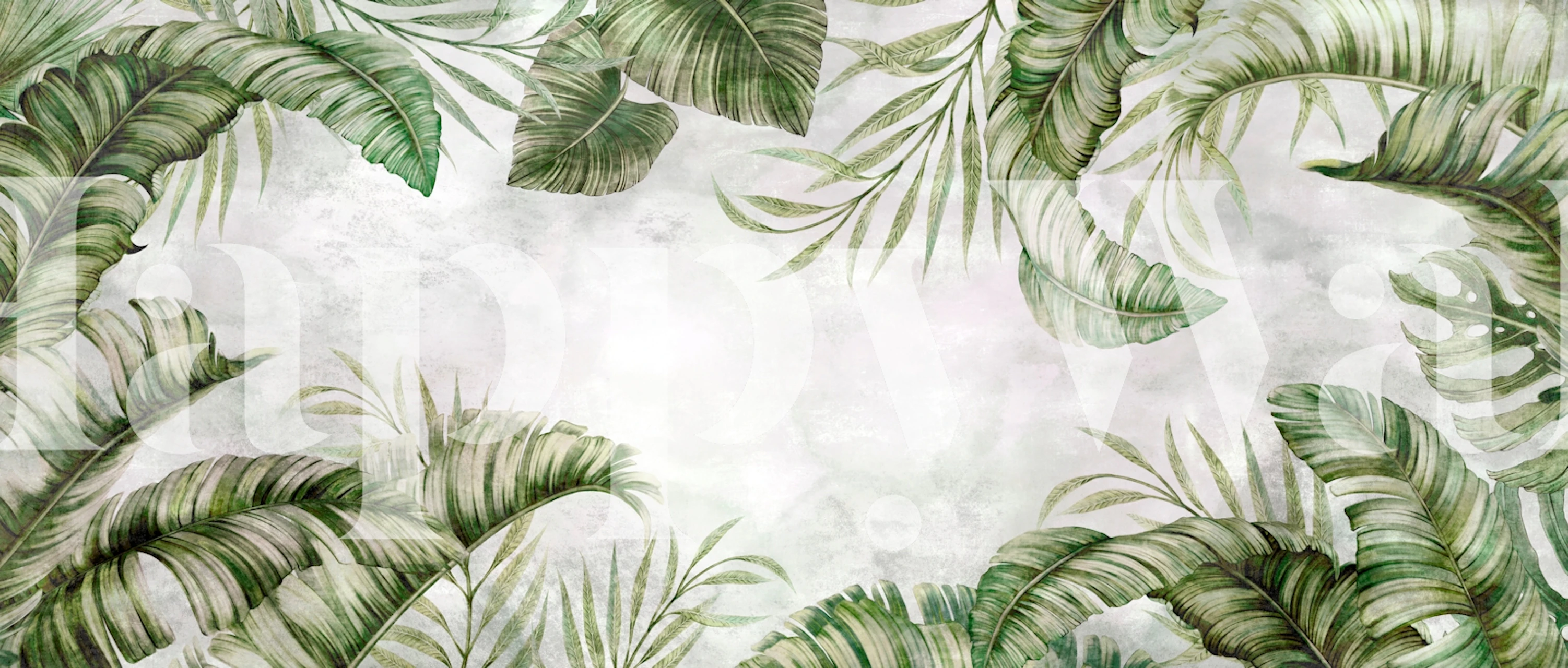 Fresh Leafy Decor wallpaper