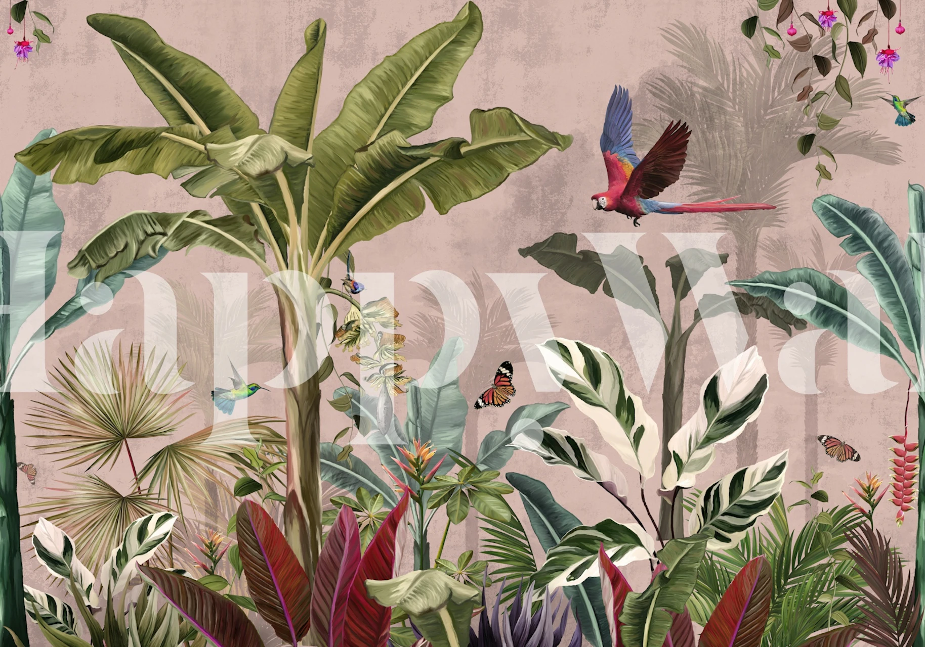 Tropical Escape Design wallpaper