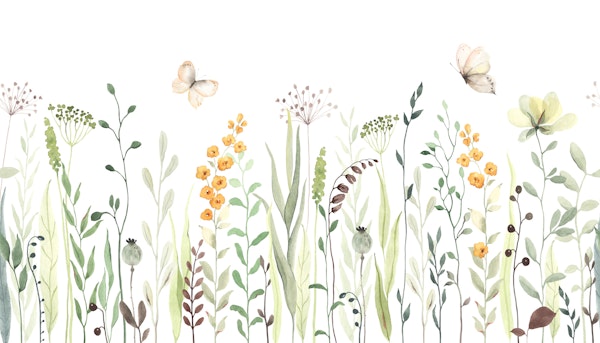 Nature Inspired Floral Scene