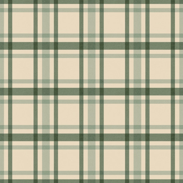 Sage Green Plaid Grid