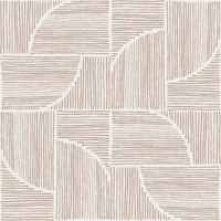 Basketweave Geometric Lines - Clay wallpaper
