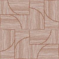 Textured Linework Mosaic - Clay Ground wallpaper