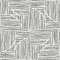 Textured Linework Mosaic - Dark tapet