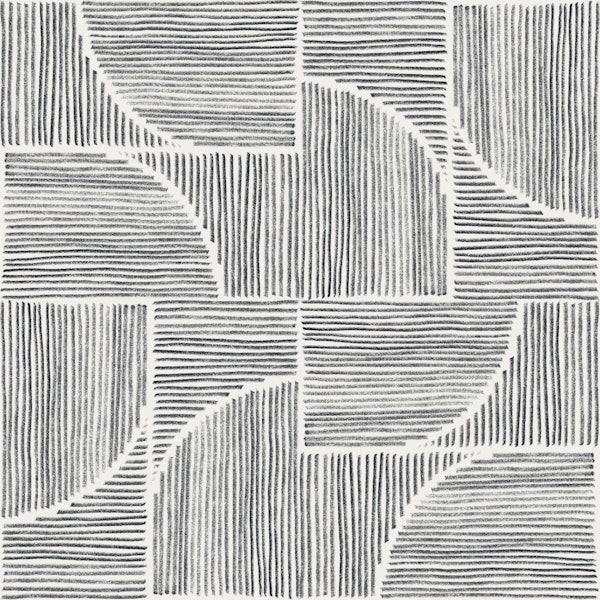 Textured Linework Mosaic - Dark