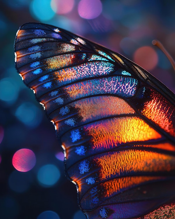 Iridescent Butterfly Wing